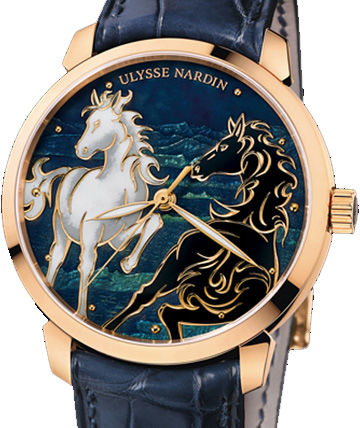 Review Ulysse Nardin 8156-111-2 / CHEVAL Classico Enamel Classico Horse replica watches china